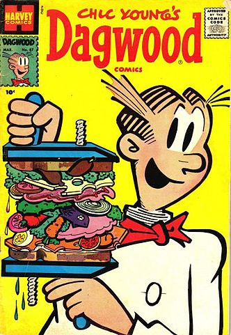 Blondie’s husband Dagwood has his priorities in order.